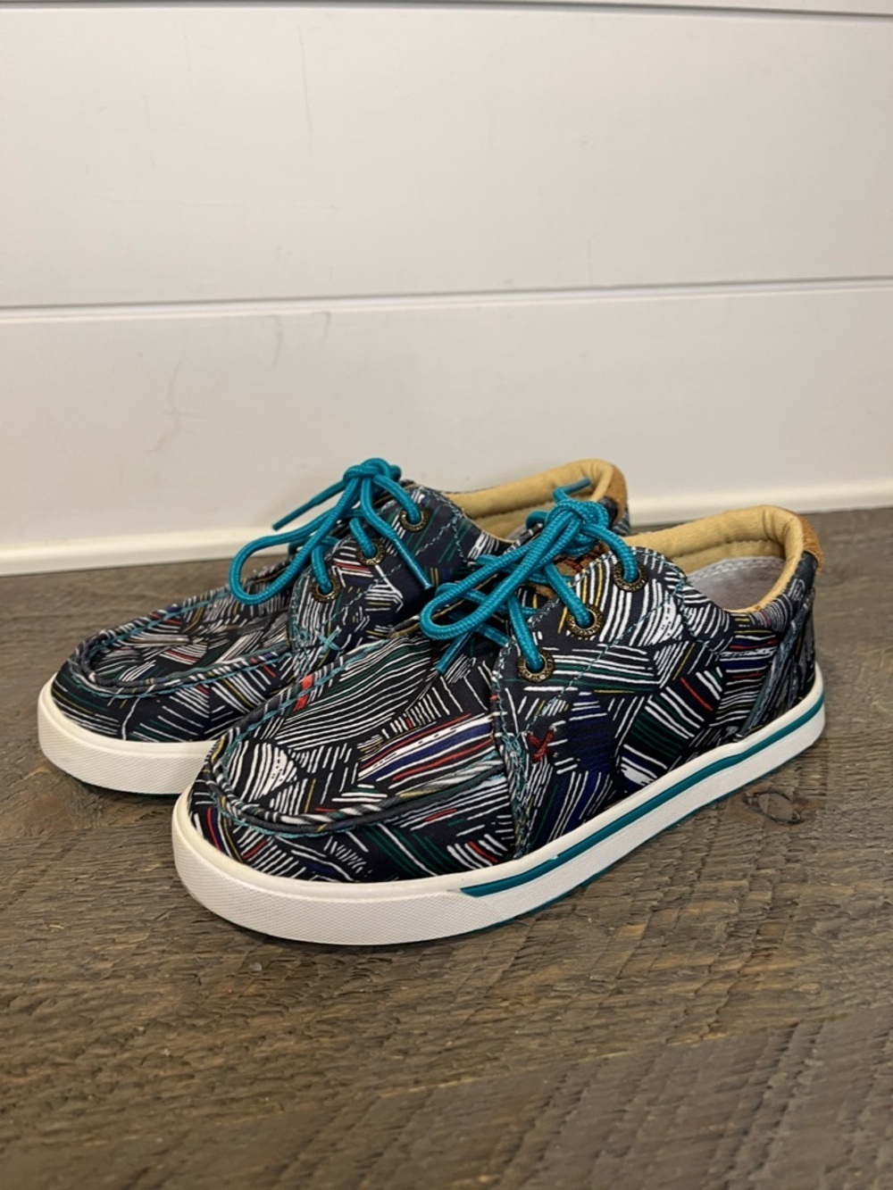 Twisted X - Hooey Kids' Lace-Up Casual Lopers - Youth 13 - Picture 4 of 9